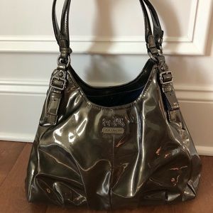 Pewter COACH Maggie Shoulder Bag - like new